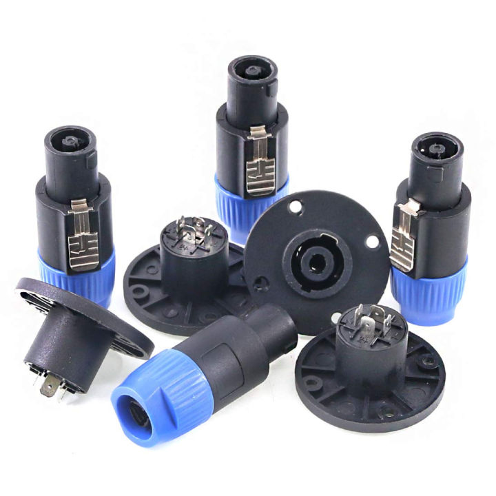 8%20Pack%20Audio%20Speaker%20Plug%20Kit,%204%20Pole%20Speaker%20Plug%20Twist%20Lock%20Compatible%20with%20Jack%20Twist%20Lock%20Round%20Perfect%20for%20Neutrik%20Speakon%20-%20Image%204