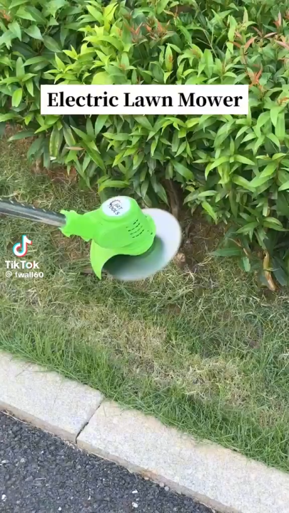 Handle Manual Lawn Mower with 48V Battery Charger Lawn Mower for Grass Cutting Cordless Electric Lawn Mower TBS