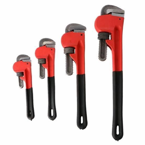 Get Wadfow Pipe Wrench Set - Sizes 10, 12, 14, 16, 18 Inch | Buy Heavy-Duty Adjustable Pipe Wrenches for Plumbing | Best-Selling Product for Home & Professional Use | Sale on All Sizes Available | Durable, High-Quality Tools for All Pipe Fitting Needs