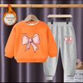 Sweatshirt And Pajama/Trousers For Kids And Baby Girls Imported Comfy Winter Warm Top Clothes Sets Dresses Outfit Traksuit Jannat Store. 