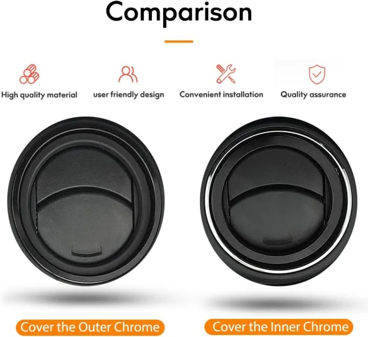 For%202016-2023%20Tacoma%20A/C%20Vent%20Ring%20Outer%20Cover%20Air%20Conditioning%20Outlet%20Trim%20Decoration%20Toyota%20Tacoma%20Accessories%204%20Piece%20Kit%20-%20Image%202