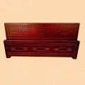 Andormahal Malaysian Board Lacquer painted (5/7) Classic Bed (Double Size). 