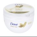 Dove Body Love Silky Pampering Body Cream for All Skin Types 300ml – 24HR Indulgent Nourishment & Ceramide Restoring Serum for Ultra-Soft, Glowing, and Smooth Skin with Non-Greasy Fast Absorption Formula. 
