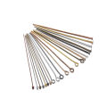 200pcs 16/20/25/30/35/40/45/50mm Flat Head/Ball Head/Eye Head Pins Metal Headpins For DIY Jewelry Findings Making Accessories. 