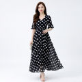 New Women's Attractive Stylish Premium Quality Dot Print One Piece Long Kurti.