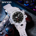 SANDA LED Digital Men Watch G Style Military Sports  Electronic Double Display Date waterproof Quartz Watch Relogio Masculino. 