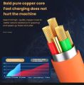 Universal 120W Liquid Silicon Fast Charging Data Cables Micro USB/Type C 6mm Thickness For Samsung Redmi Oppo Realme Oneplus. 