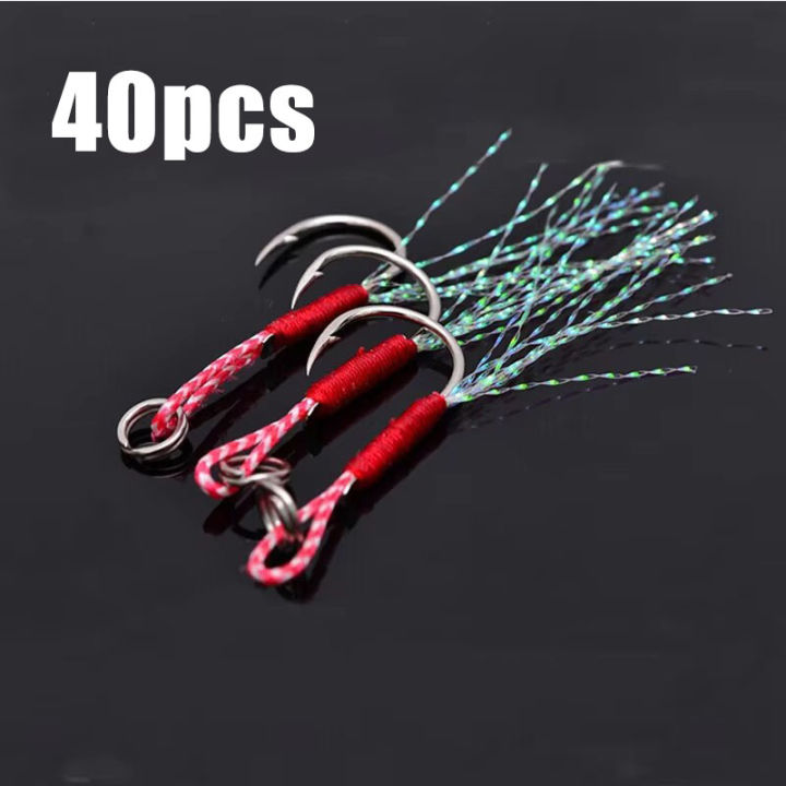 20/100pcs%20Slow%20Jigging%20Fishing%20Cast%20Jigs%20Assist%20Hook%20Barbed%20Single%20Jig%20Hooks%20Thread%20Feather%20Pesca%20High%20Carbon%20Steel%20Fishing%20Lure%20-%20Image%207