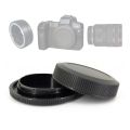 Camera Front Body Cap+Camera Lenses Rear Lens Cover for Nikon Z Camera Nikon F Canon EF Canon EF Sony E Sony A Camera Lenses. 