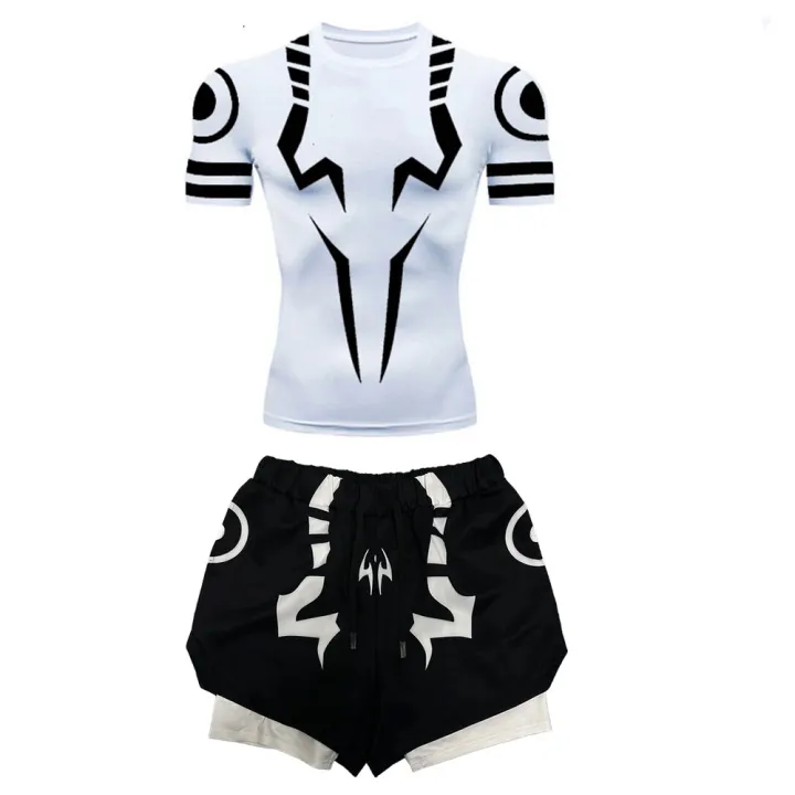Anime%20Jujutsu%20Kaisen%20Compression%20Set%20Fitness%20Suit%20for%20Men%20Quick%20Dry%203D%20Compression%20Shirt+Gym%20Shorts%20Running%20Workout%20Sportswear%20-%20Image%202