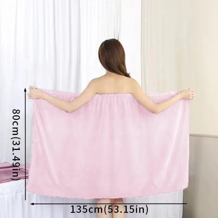 1pc%20Wearable%20Bath%20Wrap%20Towels%20For%20Women%20Adult%20Shower%20Spa%20Wrap%20Pure%20Color%20Tube%20Top%20Bath%20Skirt%20Big%20Bath%20Towel%20Wrap%20Bathrobe%20Shower%20-%20Image%206