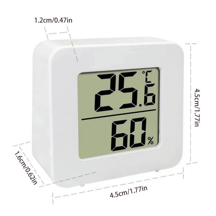 Humidity Sensor Room Temperature Monitor Small Electronic Gauge LCD ...