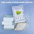 Disposable Biodegradable Compostable Trash Bags Biodegradable Garbage Bag Thickened And Enlarged Starch Based White Cleaning Bag.