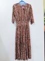 Be elegant gown dress for women/girl,53 inches long. smokie hand..