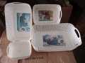 (PACK OF 4) Plastic Basket For Vagetablea Fruits Jewelery Multipurposes Storage Basket Food Basket and Fruit Basket. (Small-Medium- Large-Extra Large.). 
