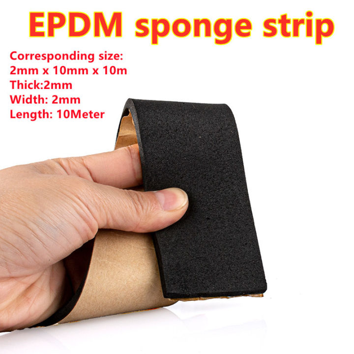 EPDM%20Self%20Adhesive%20Sponge%20Seal%20Strip%20%20Black%20Foam%20Strong%20Single-sided%20Adhesive%20Soundproof%20Anti-collision%20Seal%20Gasket%20-%20Image%202
