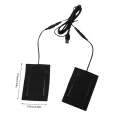USB Clothes Heater Pad Electric Heating Pad 2 in 1 Winter Heating Pad Electric Heating Sheet Heating Warmer Pad For Vest Jacket. 
