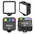 Ulanzi VL-49 model RGB vl49 mini RGB LED video light 2000mAh. 