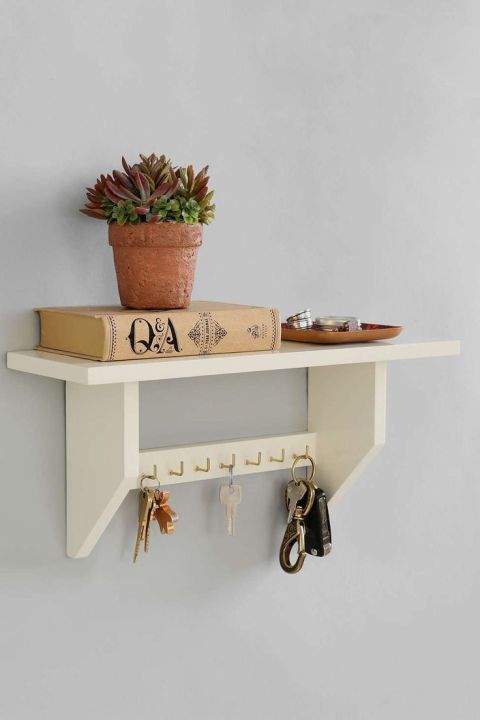 Creative design wall Key holder for hanging all kind of keys and for putting beautiful figurines for home Decoration
