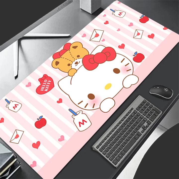 Girls%20Pink%20Office%20Non-Slip%20Leather%20Mouse%20Pads%20Gaming%20Accessories%20PC%20Games%20Hello%20Kitty%20Kids%20Writing%20Desk%20Mat%20Bedroom%20Tablecloth%20-%20Image%203