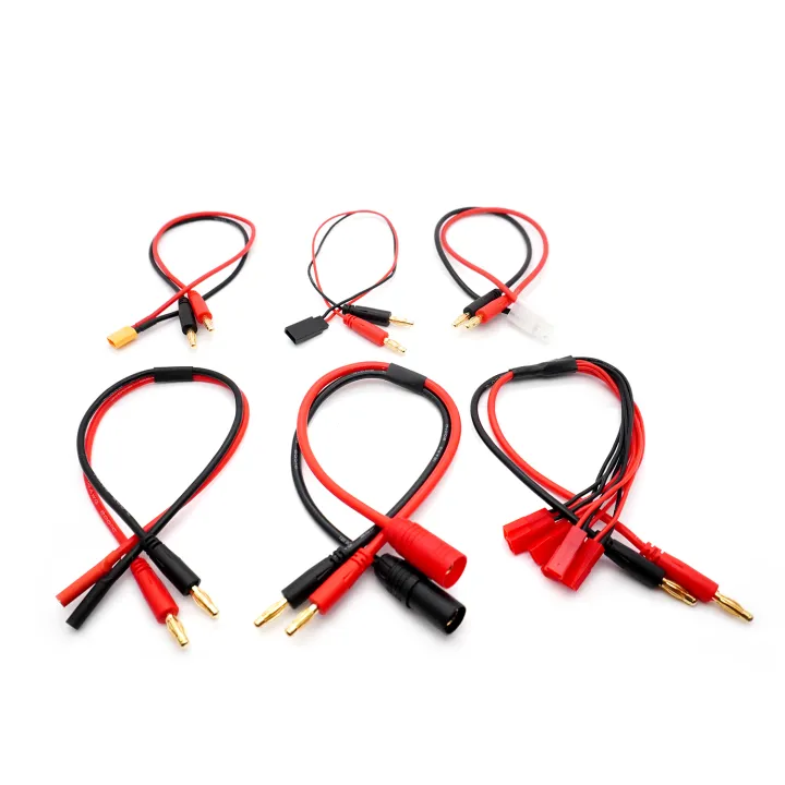 30CM%20JST%20EC3%20EC5%20XT60%20XT90%20MPX%20TRX%20AS150%20T%20Charge%20Lead%20to%204.0mm%20Banana%20Plugs%20Silicone%20Charge%20Cable%20For%20RC%20B6%20Charge%20Lipo%20Battery%20-%20Image%202