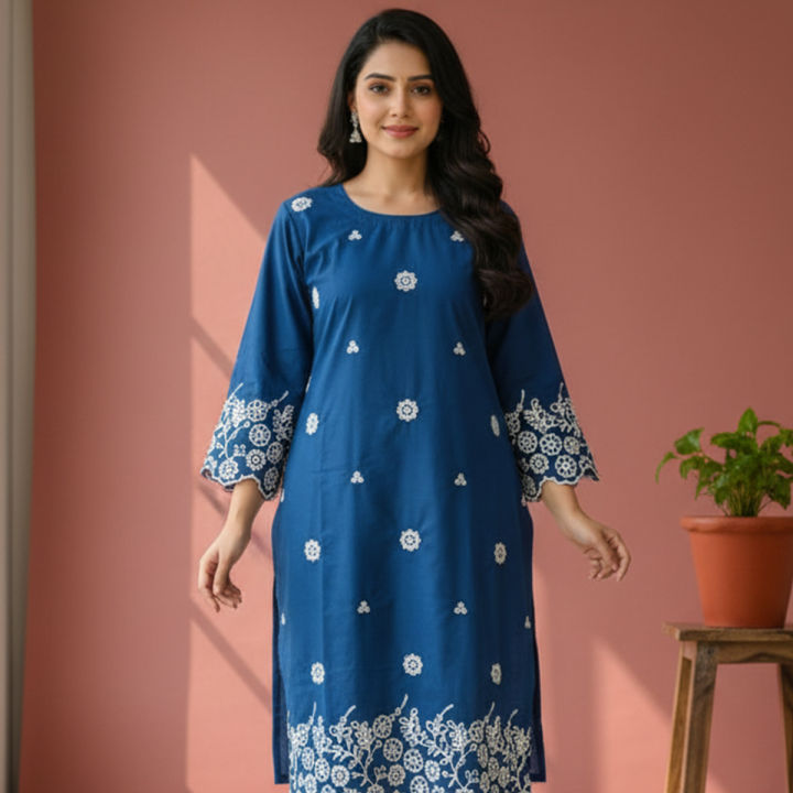 2%20Pcs%20Teal%20Embroidered%20Lawn%20Suit%20For%20Women%20Soft%20Fabric%20Blue%20Casual%20Wear%20Summer%20High%20Quality%20Modern%20Look%20-%20Image%204