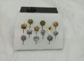 Pack of 2 pieces of non piercing nose rings (chutki wali). 
