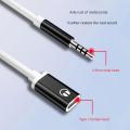 3.5mm Female Headphone Jack Adapter Type C Earphone Adapter Type C Round Head Adapter Cable Earphone Audio Adapter Cable.