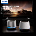 TAS1009 Portable Desktop Wireless Speaker BT5.3 Powerful Sound 1200MAh Battery Life RGB Subwoofer for Outdoors Camping.