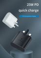 Samsung 25W PD Adapter ( ONLY)  - Fast Charging Type C Adapter. 