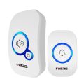 Fuers Wireless Doorbell Waterproof Welcome Chime Home Door Bell Intelligent 32 Songs Smart Alarm With Battery For Store Hotel.