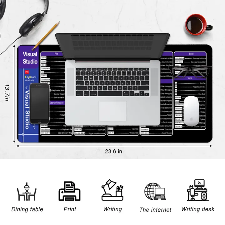 EXCO%20Programing%20Leather%20Mouse%20Pad%20for%20Visual%20Studio%20Large%20Shortcuts%20Cheat%20Sheet%20Mousepad%20Python%20Java%20C++%20Web%20Engineer%20Desk%20Mat%20-%20Image%203