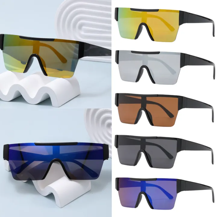 Car%20Sun%20Glasses%201pcs/5pcs%20Square%20Oversize%20Frame%20Sunglasses%20Women%20Simple%20Windproof%20Climbing%20Eyeglasses%20Driving%20Goggles%20Unisex%20-%20Image%203