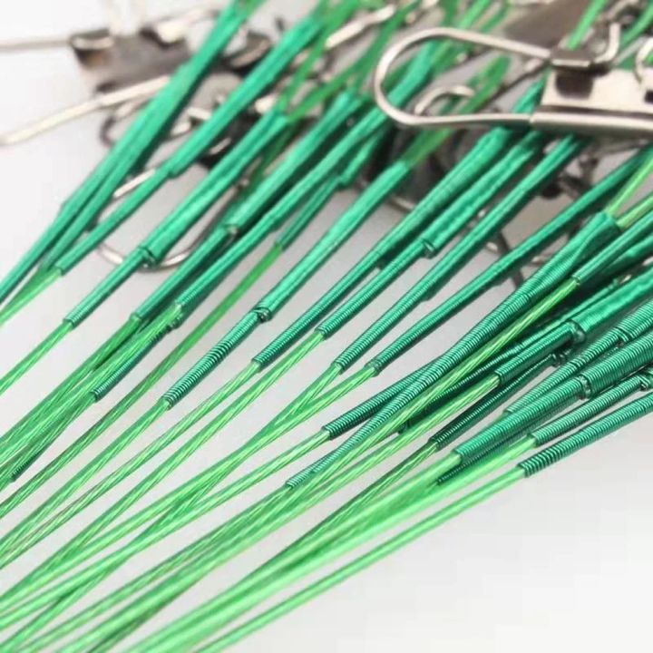 20pcs%20Anti%20Bite%20Steel%20Fishing%20Line%20Steel%20Wire%20Leader%20with%20Swivel%20Fishing%20Accessory%20Lead%20Core%20Connect%20Lure%20Fishing%20Wire%2015-30cm%20-%20Image%204