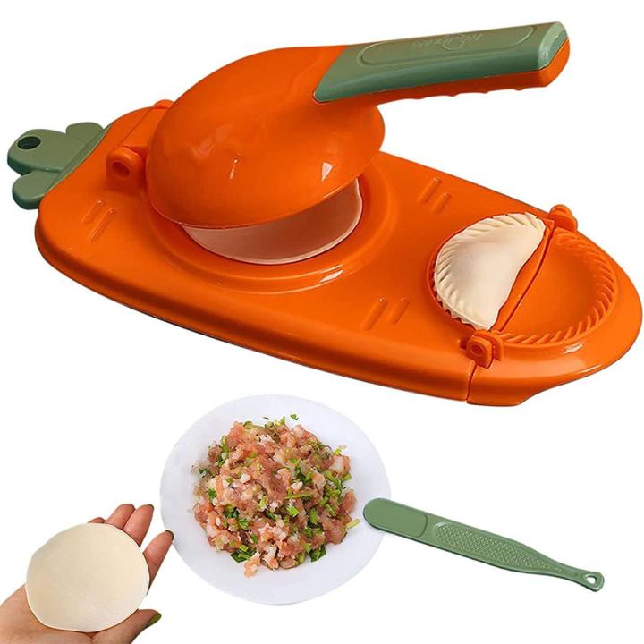2 in 1 Magic Cake Maker -2 in1 Dumpling Maker Diy Kit Wrapper Presser Manual Labor-Machine Kitchen Gadgets Mini Size