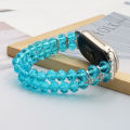Crystal Jewelry Bracelet for Xiaomi Smart Mi Band 8/ 9/10 Bands for Women Beaded Bling Dressy Wristband Replacement Wrist Strap. 