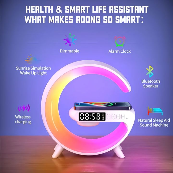 Smart%20G%20Lamp%20Bluetooth%20Speaker%20Wireless%20Charger%20RGB%20Alarm%20Clock%20Night%20Light%20-%20Image%203