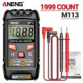 ANENG M113 Mini Digital Multimeter AC/DC Voltage Meter 1999 Counts Multimetro Ohm NCV Electricity Tools Measuring Instruments. 