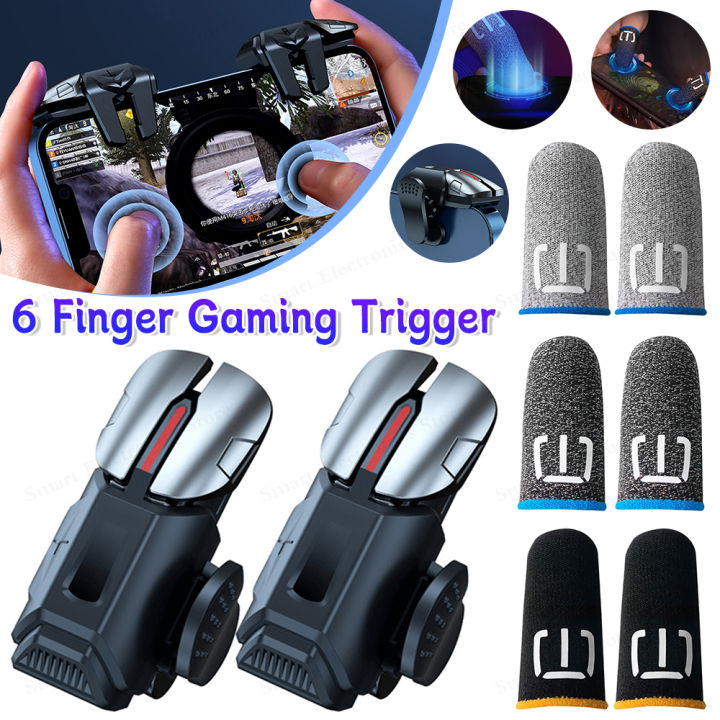 6%20Finger%20Gaming%20Trigger%20for%20PUBG%20Game%20Mobile%20Gamepad%20Trigger%20for%20Ios%20Android%20Mobiles%20Phones%20Gaming%20Aim%20Triggers%20Joystick%20Button%20-%20Image%202