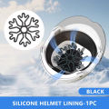 Motorcycle Helmet Interior Pad Flexible Helmet Inner Silicone Pad Breathable Protector Padding Anti-pressure Hair Helmet Gasket. 