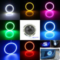 2x Super Bright Halo Rings COB LED Angel Eyes Headlight 60mm 70mm 80mm 90mm 100mm 110mm 120mm Car Motorcycle DRL Light Bulb Lamp.