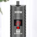 Quartz Glass Aquarium Submersible Heater Adjustable Temperature LCD Display Heating Rod Non- Glass 50w-500w Aquarium Thermostat. 