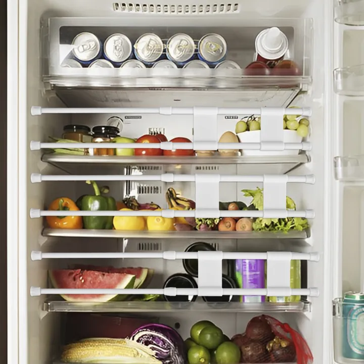4Pcs%2015.8-27.6inch%20RV%20Refrigerator%20Stabilizers%20Bar%20Adjustable%20Spring%20Tension%20Fridge%20Rod%20Metal%20Refrigerator%20Closet%20Accessories%20-%20Image%203
