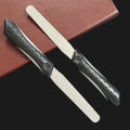 Diamond Sharpening Stone with One Stone and Two Birds, Double-sided Flat and Curved Design, Easy To Grip Handle Knife Sharpener. 