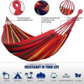 Hammock Leisure Durable Single Travel Swing Chair Hanging Bed Casual Hammocks for Patio Garden Backyard Outdoor Indoor with Bag.