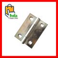 6 Pcs 2" Inch Door Hinge Star Brand Galvanized Iron Silver. 