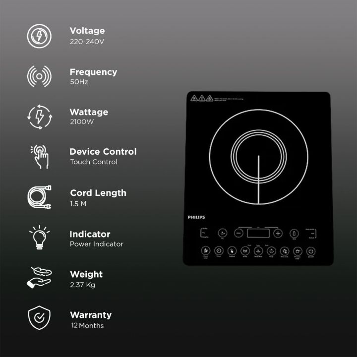 PHILIPS%20HD4996/01%20Induction%20Cooktop%20(Black,%20Touch%20Panel)%20-%20Image%203