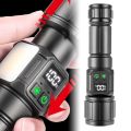 30 W High Power Flashlight | Japan Technology Zoom Light | 5000 mAh | 3 Mods + SOS | Power Full Flashlight With Power bank.