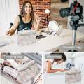 Handheld Makeup Storage Bag Waterproof Portable Multifunctional Travel Cosmetic Cleaning Organiser Jewellery Display Case.