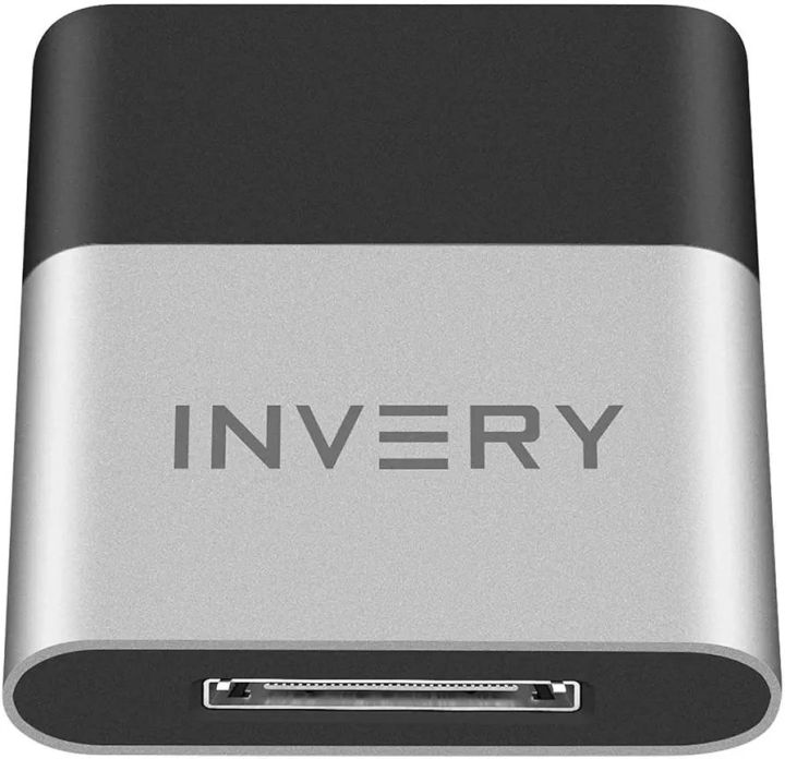 30 Pin Adopter INVERY DockLinQ Pro 30 pin Bluetooth 5.0 Adapter Receiver for Bose Sounddock and Other 30pin iPod iPhone Music Docking Station(Not for Cars)